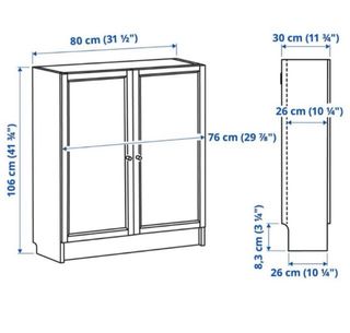Armario/Librería Oxberg con puertas