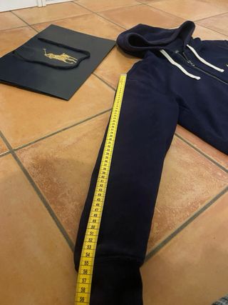 Sudadera Ralph Lauren Azul Marino Cremallera