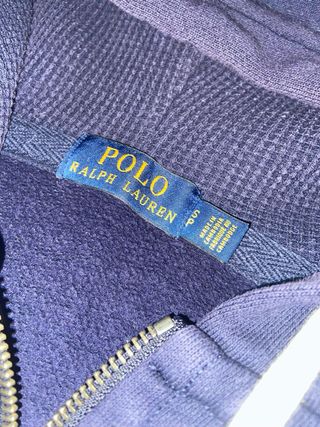 Sudadera Ralph Lauren Azul Marino Cremallera