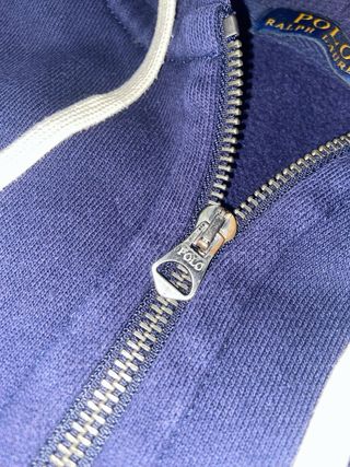 Sudadera Ralph Lauren Azul Marino Cremallera