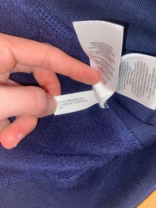 Sudadera Ralph Lauren Azul Marino Cremallera