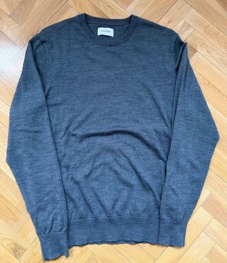 Jersey Scalpers Gris Cuello Pico Talla L