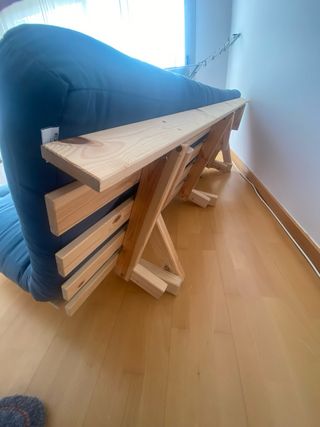 Sofá Cama Futón Azul karup