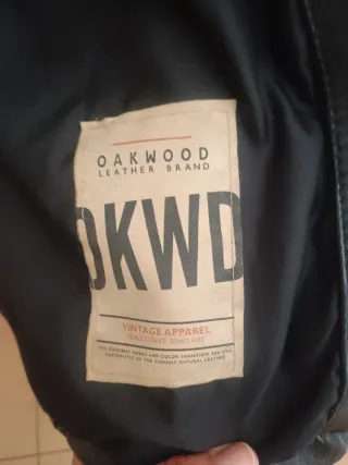 Chaqueta Piel Hombre Oakwood Talla XL