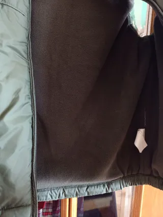 Chaleco acolchado verde