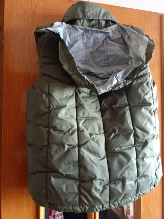 Chaleco acolchado verde