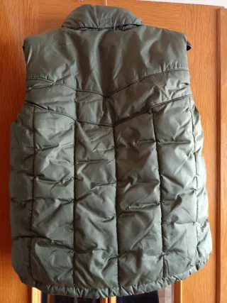 Chaleco acolchado verde