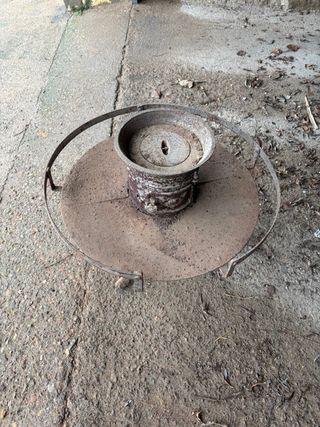 Estufa antigua leña/carbón original