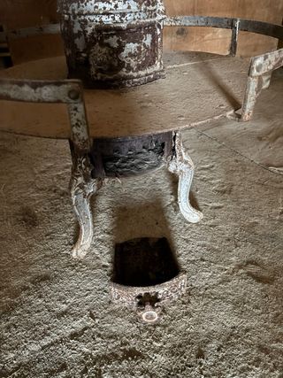 Estufa antigua leña/carbón original