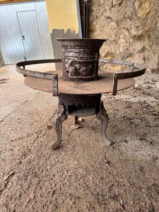 Estufa antigua leña/carbón original