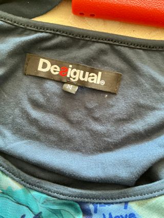 Vestito Desigual Viscosa e Tulle Stampato