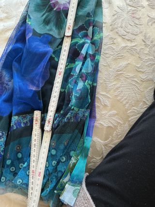 Vestito Desigual Viscosa e Tulle Stampato