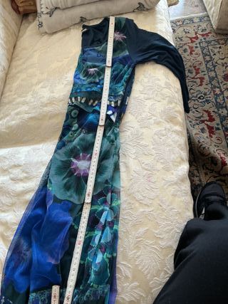 Vestito Desigual Viscosa e Tulle Stampato