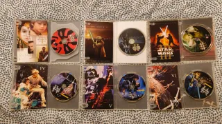Lote 6 Películas Star Wars DVD (9 Discos)