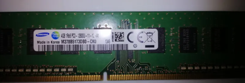 5x Samsung DDR3 1600MHz 4GB RAM afbeelding 2