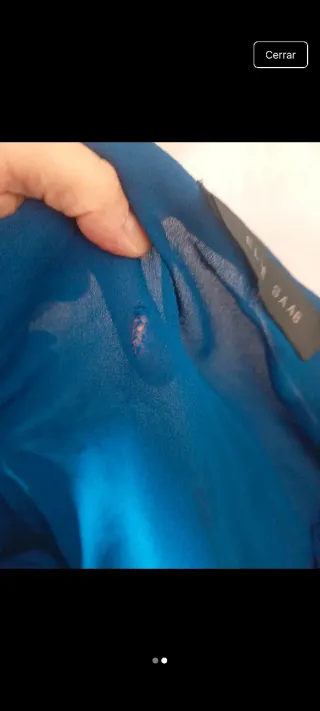 Camisa fluida con encaje