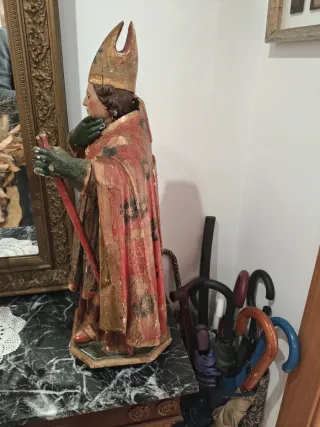 Figura San Blas antigua