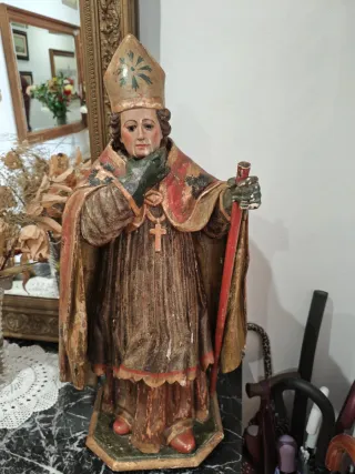 Figura San Blas antigua