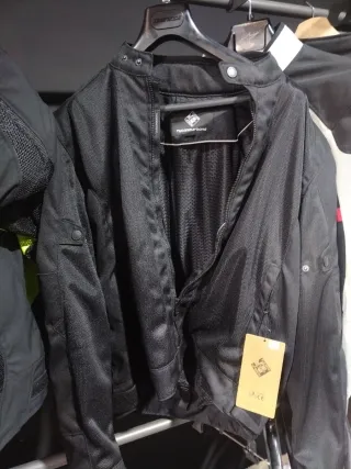 Chaqueta Dainese Verano Malla Negra/Neón