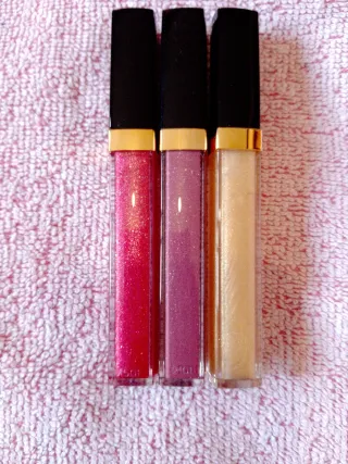Nuevo !Lote 3 glosses Chanel