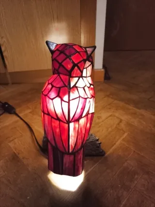 Lámpara Búho Tiffany