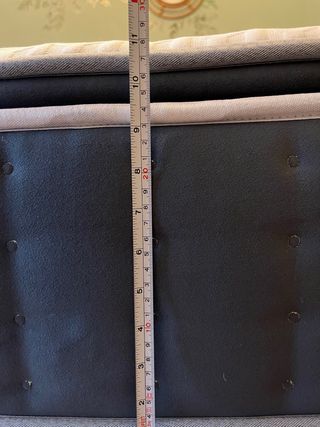 Cama 180x200 con canapé blanco y colchón