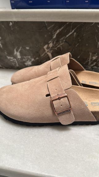 Zuecos Beige Talla 40