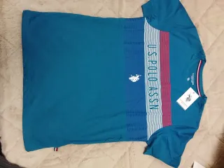 Camiseta U.S. Polo Assn. Hombre Azul/Verde