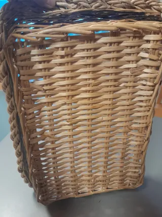 Cesto rettangolare in vimini