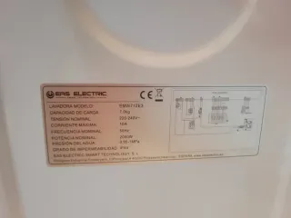 Lavadora EAS ELECTRIC EMW712E3