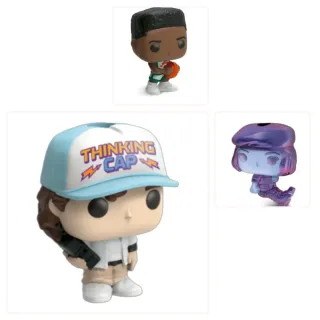 4 Funkos Pop Stranger Things