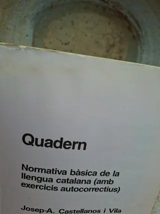 Quadern normativa bàsica de la llengua catalana...