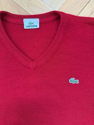 Jersey Lacoste Rojo Talla M