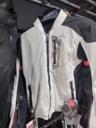 Chaqueta LS2 Verano Malla Negra y Blanca