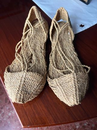 Alpargatas artesanales nuevas