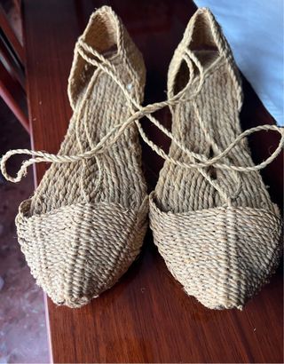 Alpargatas artesanales nuevas