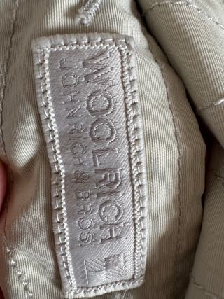 Trench Woolrich Uomo Beige