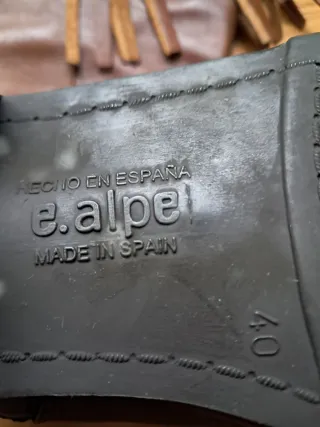 Botas altas de cuero marrones