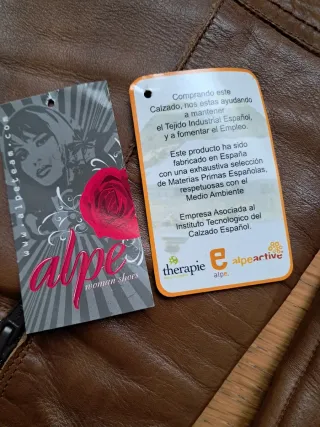 Botas altas de cuero marrones