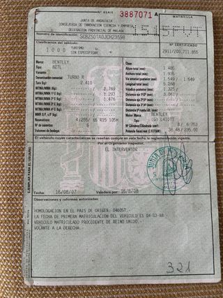 Bentley Turbo R  Rojo 1988