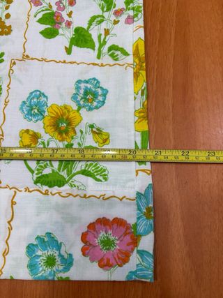 Funda cojín floral nueva