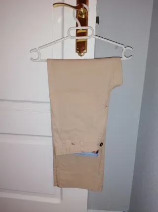 Pantalón chino niño beige talla 15-16