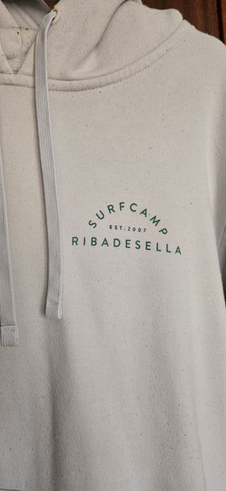 Sudadera blanca Surf hombre