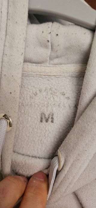 Sudadera blanca Surf hombre