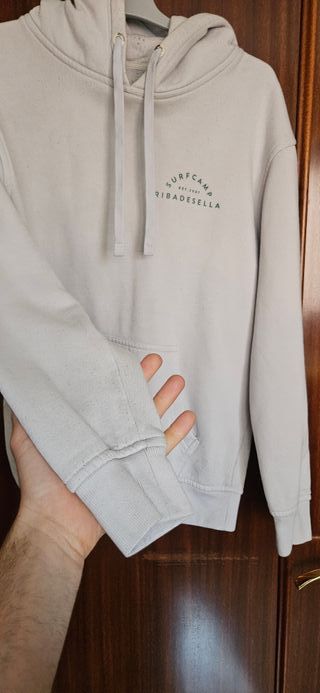 Sudadera blanca Surf hombre