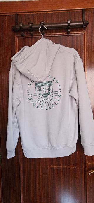 Sudadera blanca Surf hombre