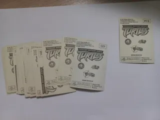 Lote Figura Tortugas Ninja 1988 + Cromos 2007