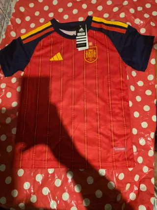 Maglietta e pantaloncini calcio Spagna Adidas