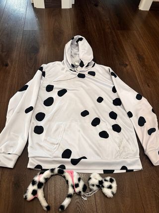 Disfraz Dalmata Sudadera y Accesorios