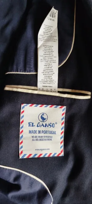 Americana El Ganso Talla S 44 Azul marino.